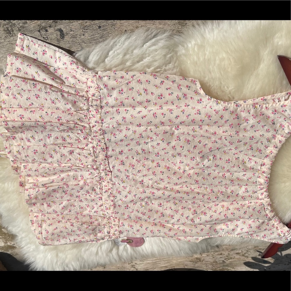 MADEWELL🌸🌸Shirred drawstring tank top various Sz - Picture 7 of 10